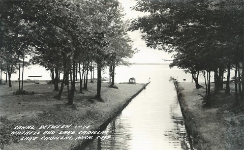 Lake Mitchell Lake Cadillac Canal